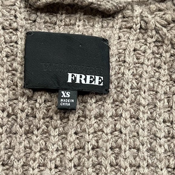 Wilfred Free Zip Alpaca Wool Blend Cardigan Sweater Women's Xsmall XS Brown - Picture 5 of 5